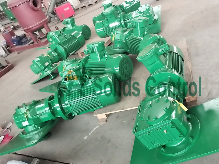 12 Oblique Tooth Direct-connected Mud Agitators Exported to Mexico.