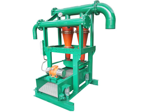 What are structure, function and application of Mud Desander?
