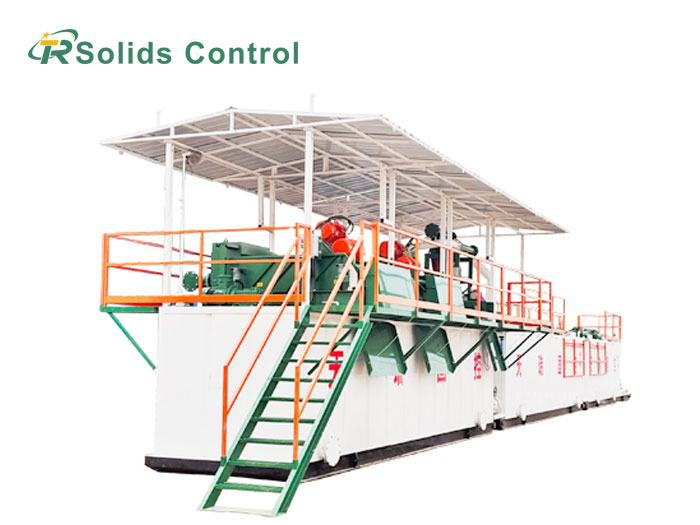 Oil drilling solids control system