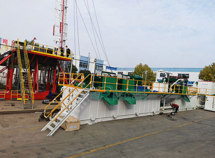 Tianrui ZJ50 solids control system for oil fields has been successfully installed on-site.