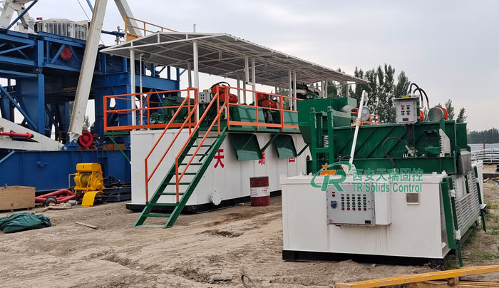 Shandong ZJ30 mud recovery system on site