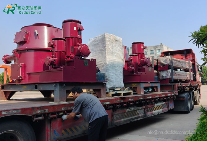 TR Ships Screw Conveyors and Cuttings Dryers for Egypt Drilling