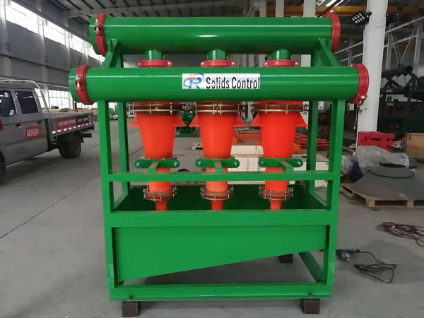 Desander for German drill rigs