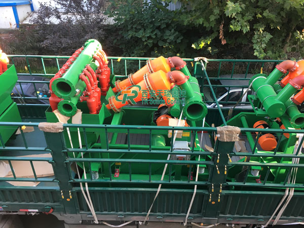 TR Solids Control's mud cleaner is delivered