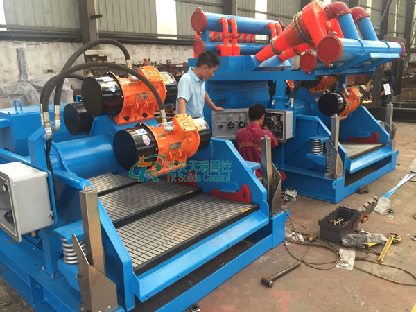 Installation and commissioning of Shale shaker and desilting machine