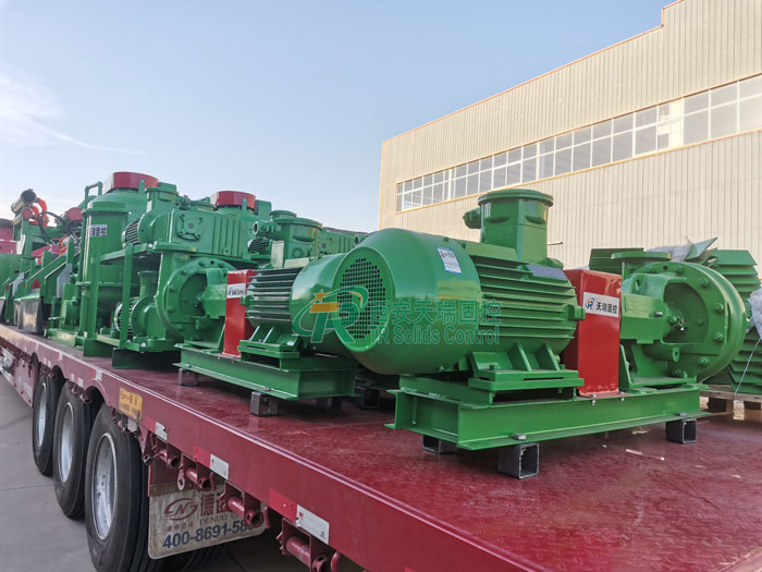 Drilling fluid agitator factory shipment