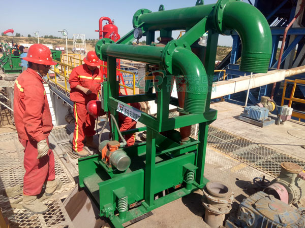 Desander application site by TR Solids Control Equipment Manufacturer Desander application site by TR Solids Control Equipment Manufacturer