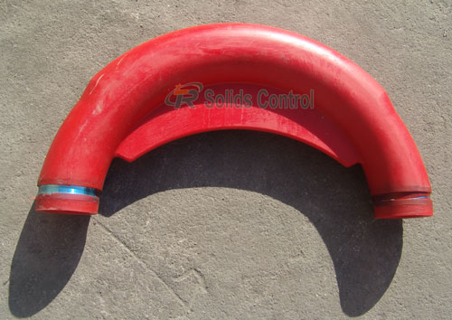 desilter 180 degree urethane elbow|6431-00 Elbow Cyclone-180 For Mud Cleaner
