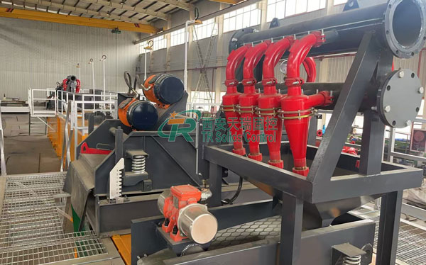 Drilling fluid system - shale shaker, desilter,desander