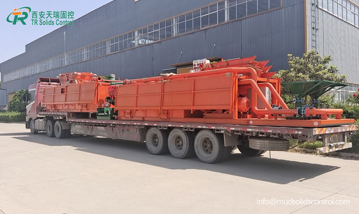 ZJ30 Drilling Mud Recycling System shipped to Jiangsu Oilfield