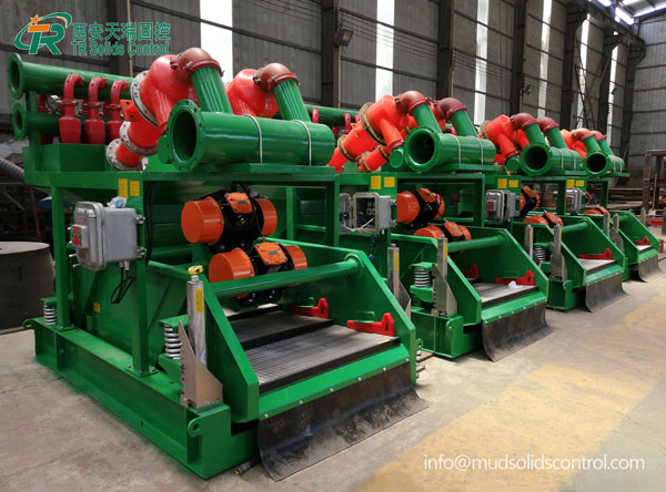 Drilling fluid cleaner, desander and desilter,shale shaker integrated machine, shipped to Mexico drilling rig