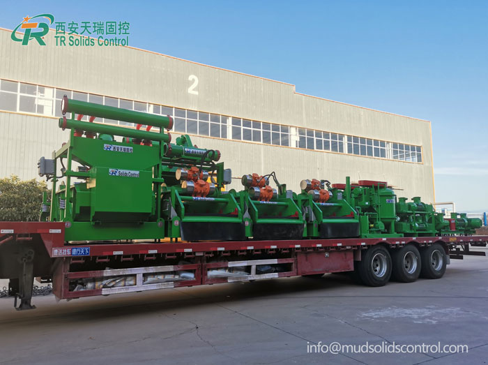 Batch Solids Control Equipment sold to Europe 2000HP Drilling Rigs