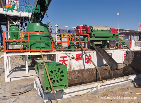 Oil-based mud on Sichuan Oilfield site |TR Solids Control Equipment