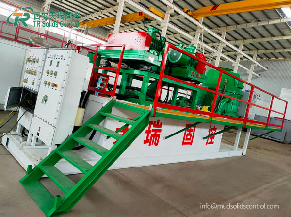 Oil-based non-landing system - drilling waste treatment system