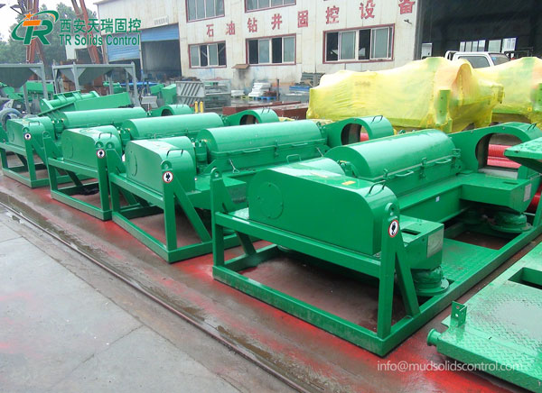 Oil drilling centrifuges exported to European customers.