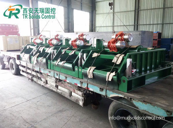TRZS703 Drilling Shale Shaker and Spare Parts Delivered to Large Oilfield