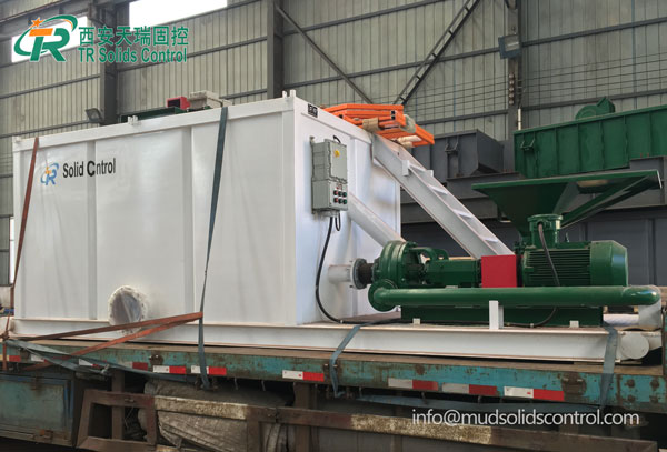 Custom Small Drilling Mud Mixing Tank Shipped to Myanmar Client