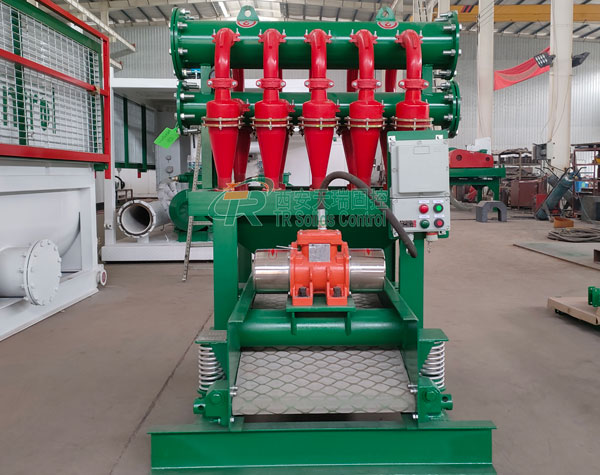 Drilling Mud Desilter with Underflow Soft Hooked Edge Screen