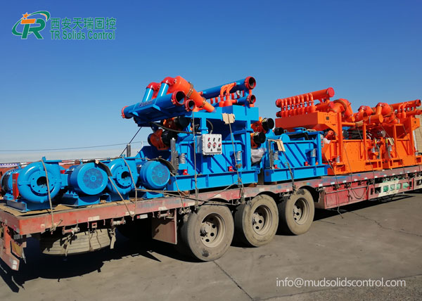 TR Solids Control Mud Cleaner & Shale Shaker Exported to India