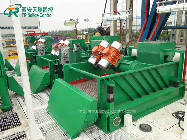 Installation location of mud shale shaker in solids control system
