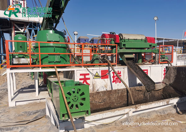 Oil-based mud does not spill on site - TR Solids Control manufacturer