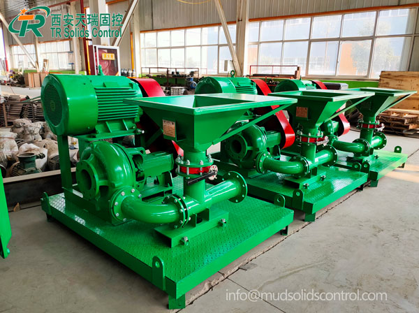 Shear mixing device - Mud jet funnel