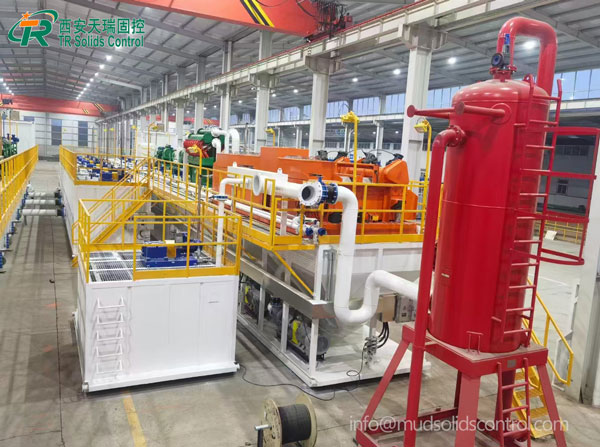 mud solids control system for oil and gas