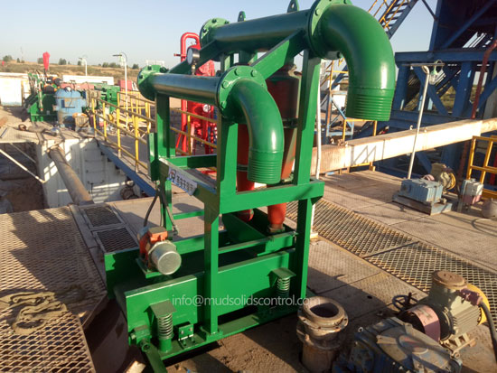 Desander For Mud System On Site