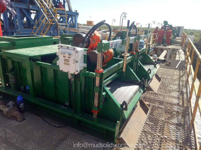 Shale Shaker for mud purification system site