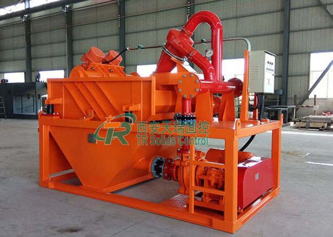 Mud desanding unit