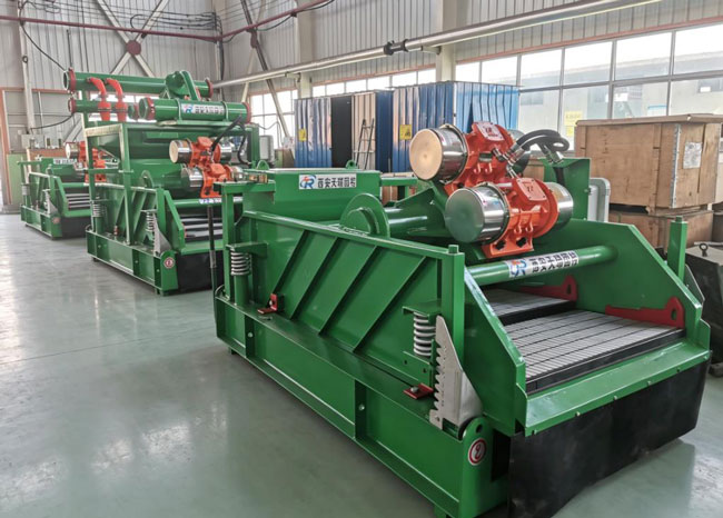Linear motion shale shaker for solids control mud cleaning