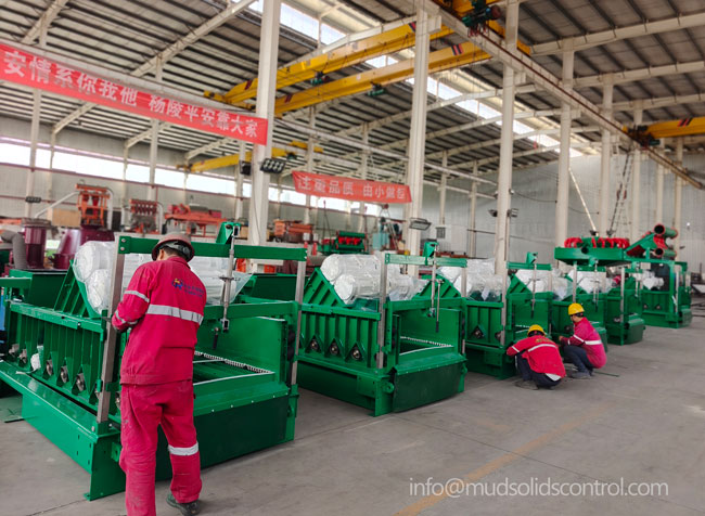 Batch of TR Solids Control Shale Shakers Finished Production Ready for Shipment