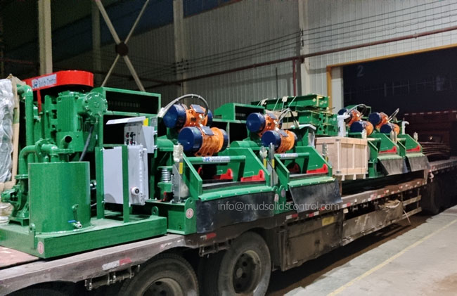 Shipment to Algeria! Shale Shaker & Mud Degasser for Oilfield Project