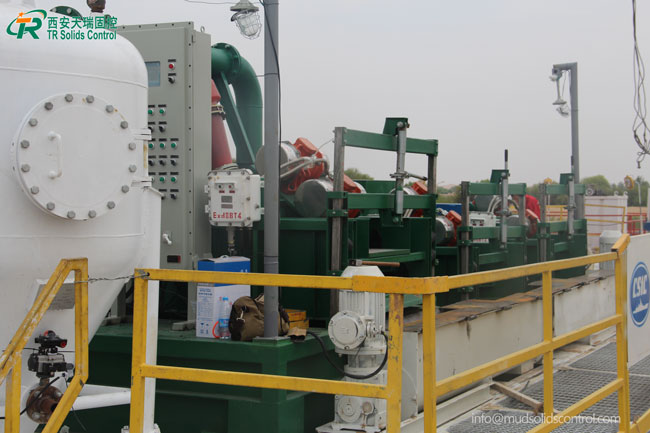 5-stage drilling fluid solids control system workflow