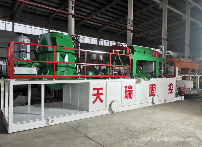 Oilfield well site solids management system supplier