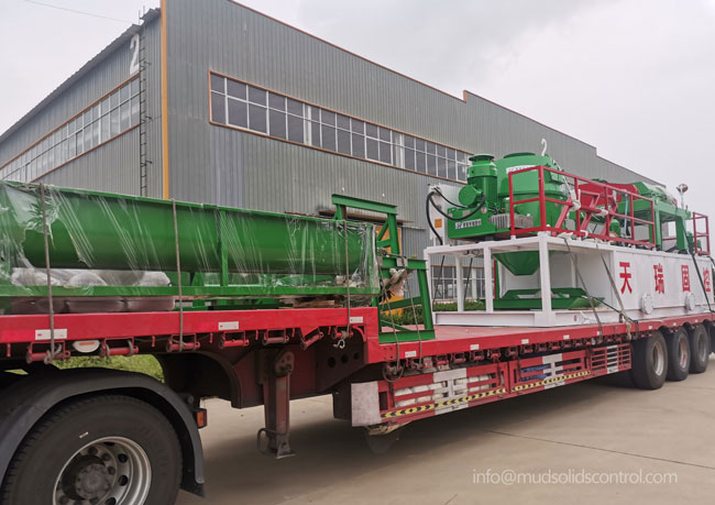zero discharge mud processing control system for oil well