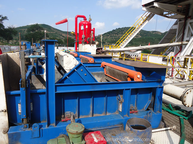 drilling solids control system shale shaker removing large cuttings