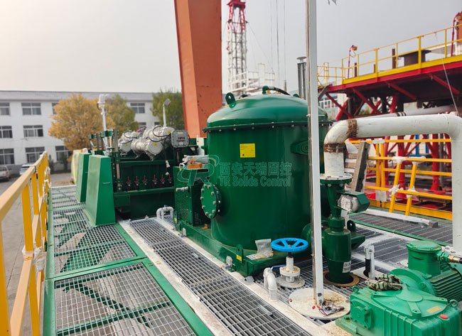 two stage rig solids control unit shaker and degasser