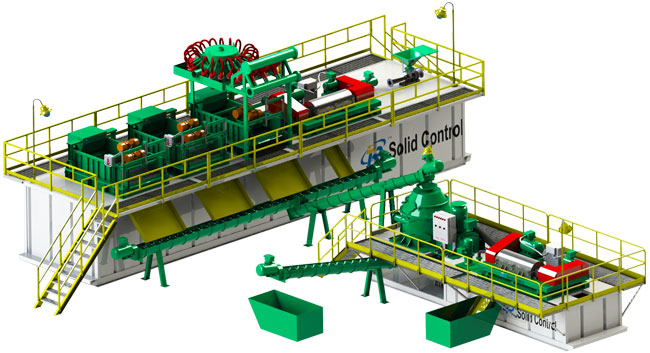 TR solids control complete oilfield waste treatment system