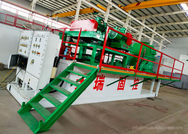 oil based mud solids control system for well site oil based mud solids control system for well site