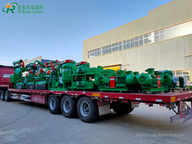 mud solid control equipment shipped for oil field drilling