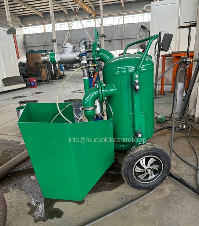 Sludge Vacuum Pump effect test