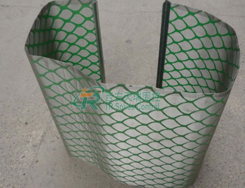 hook strip soft screen for oilfield shale shaker solids control