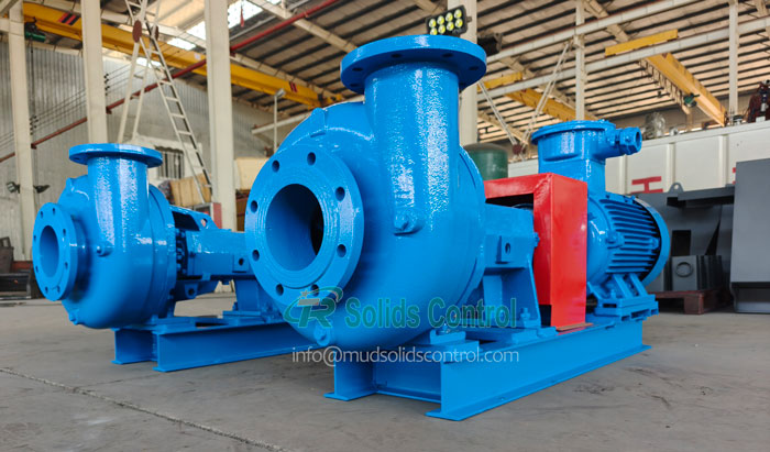 centrifugal pump casing structure for drilling mud solids control system