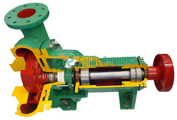 Centrifugal sand pump head structure with impeller and pump casing Centrifugal sand pump head structure with impeller and pump casing