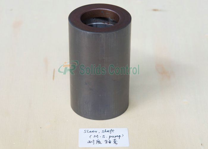 Pump shaft sleeve replacement during centrifugal pump maintenance