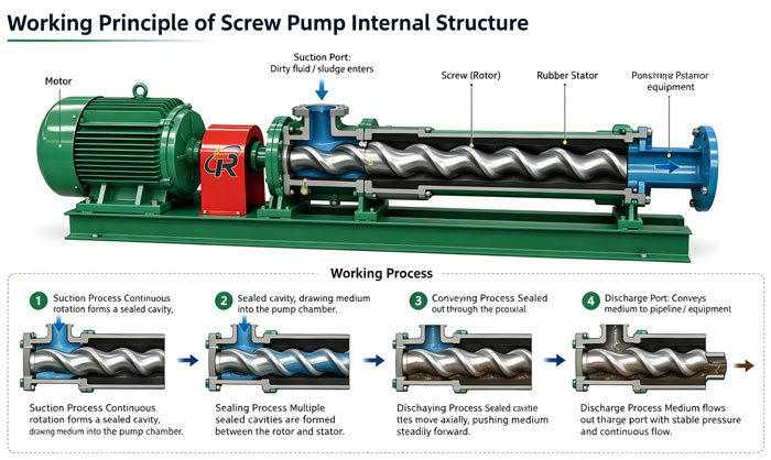 Screw Pump working Process Screw Pump working Process