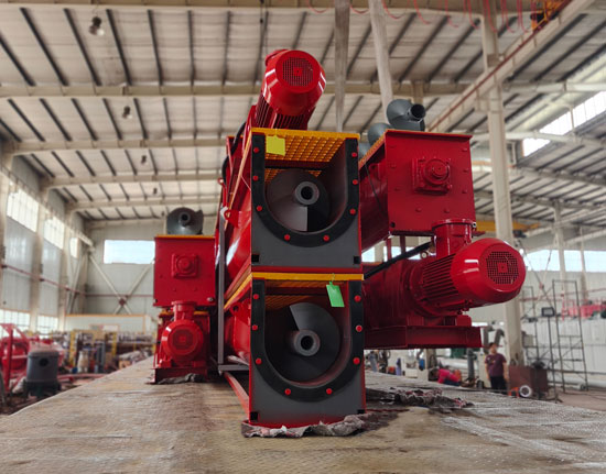 U-trough screw conveyor by TR Solids Control
