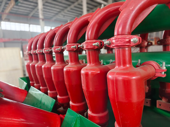 TR Mud Desilter with 4-inch hydrocyclones