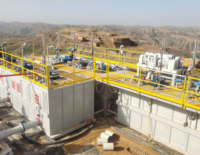 jet mud mixing hopper for coalbed methane drilling fluid preparation